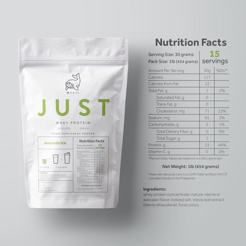 JUST whey protein (15 servings)