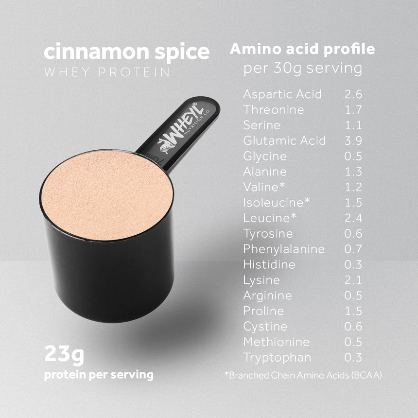 JUST Cinnamon Spice whey protein
