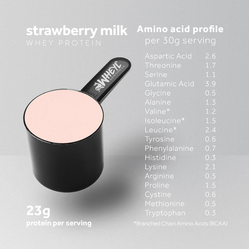 JUST Strawberry Milk whey protein