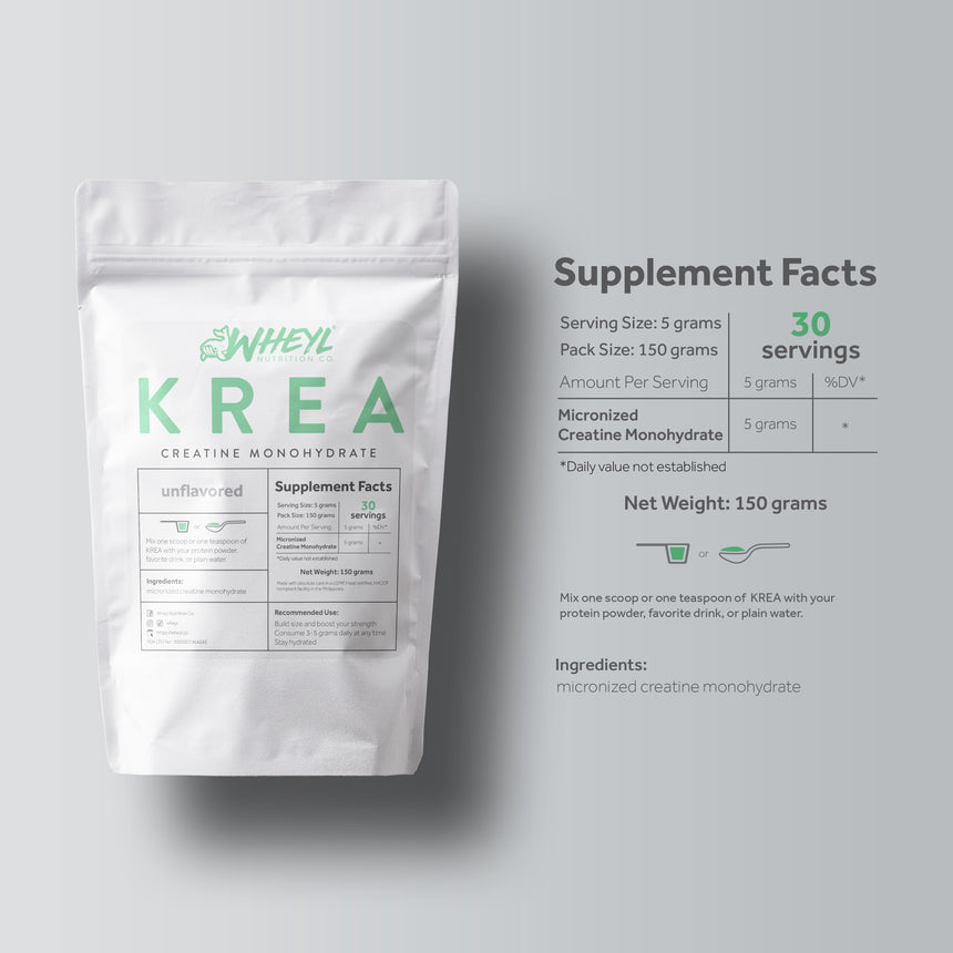 KREA creatine monohydrate (30 servings)