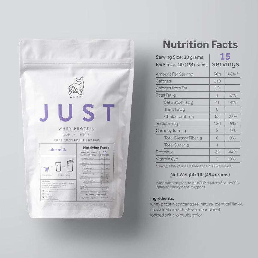 JUST whey protein (15 servings)
