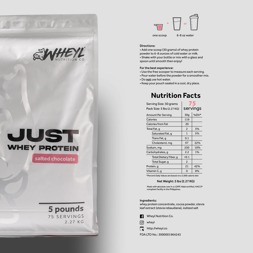 JUST whey protein Fiver (75 servings)