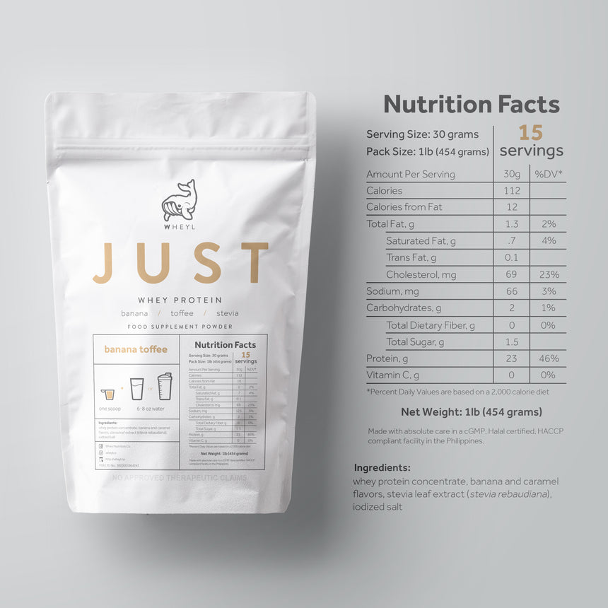 JUST whey protein (15 servings)