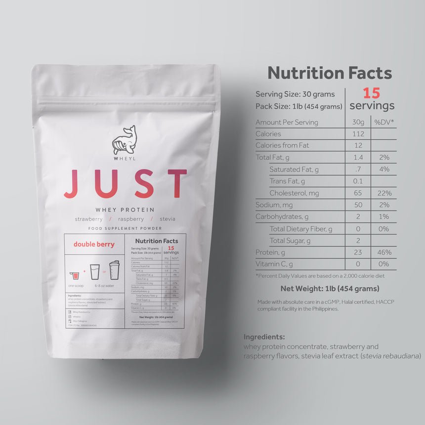 JUST whey protein (15 servings)
