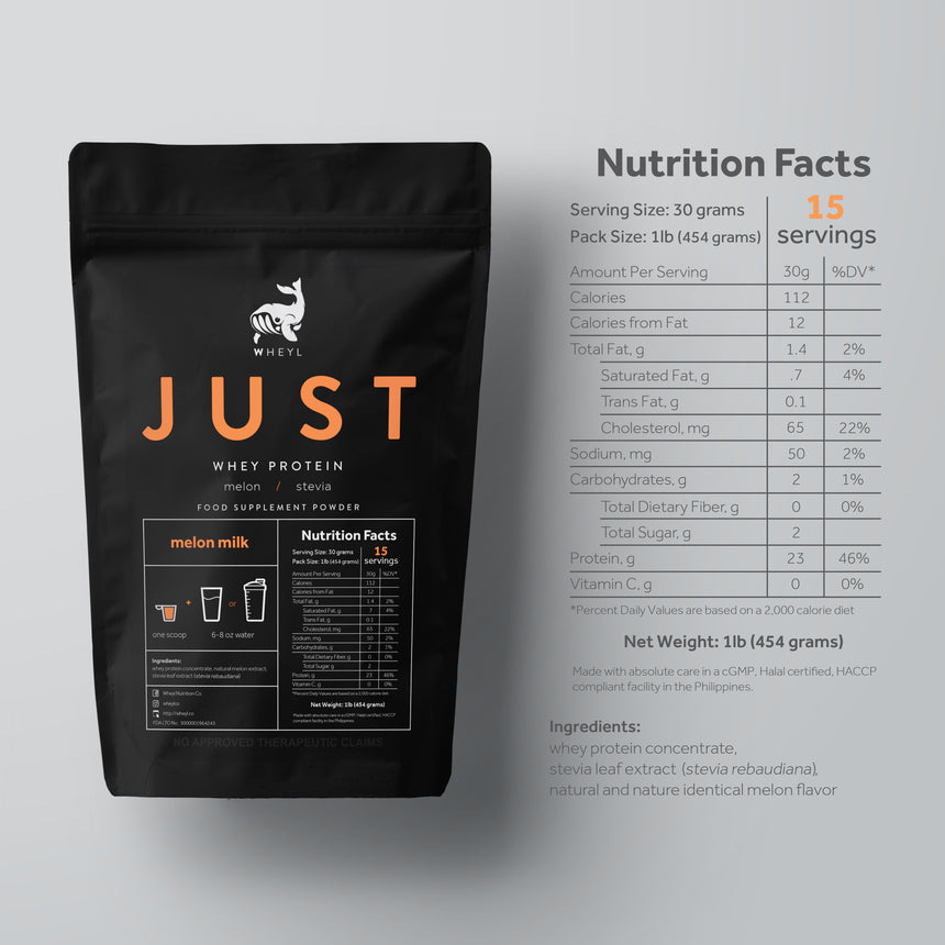 JUST whey protein (15 servings)
