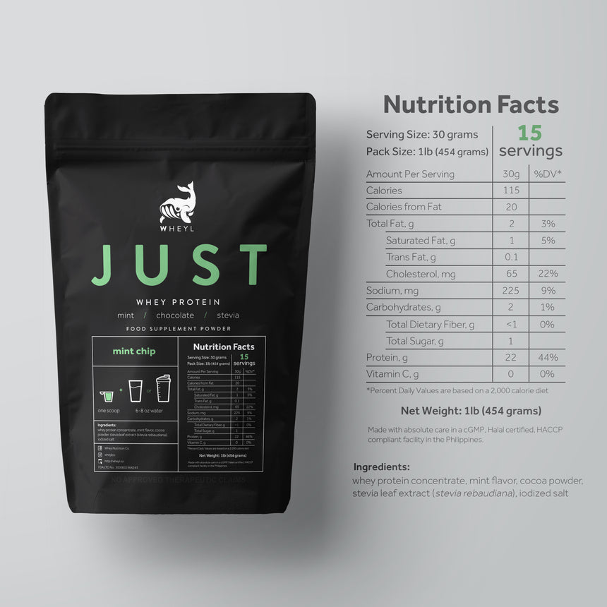 JUST whey protein (15 servings)