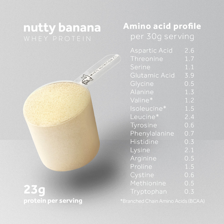JUST Nutty Banana whey protein