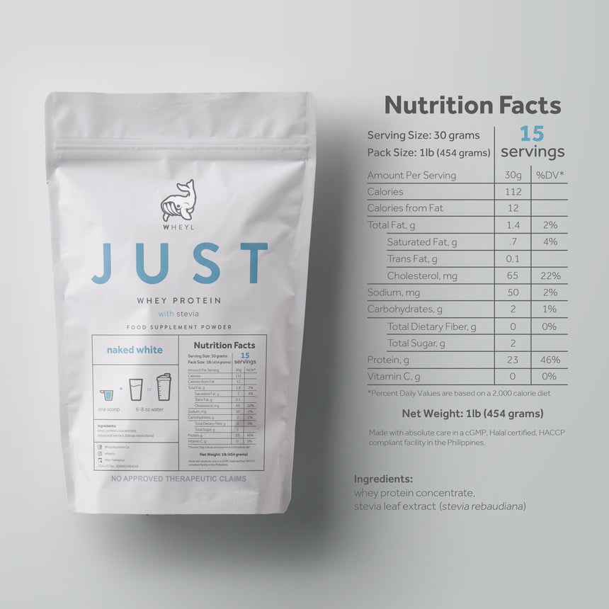 JUST whey protein (15 servings)