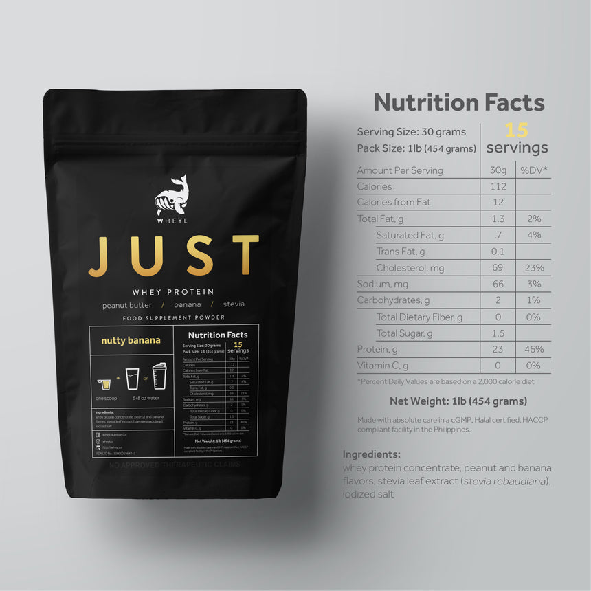 JUST whey protein (15 servings)