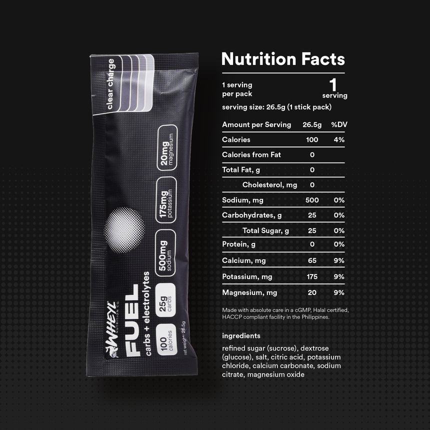 FUEL carbs + electrolytes (15 sticks)