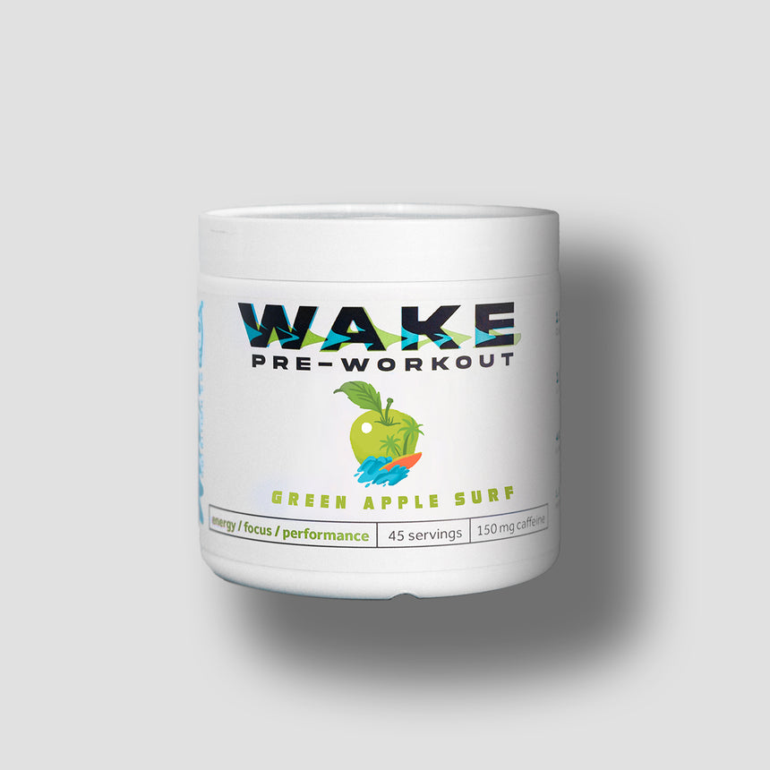 WAKE Green Apple Surf pre-workout
