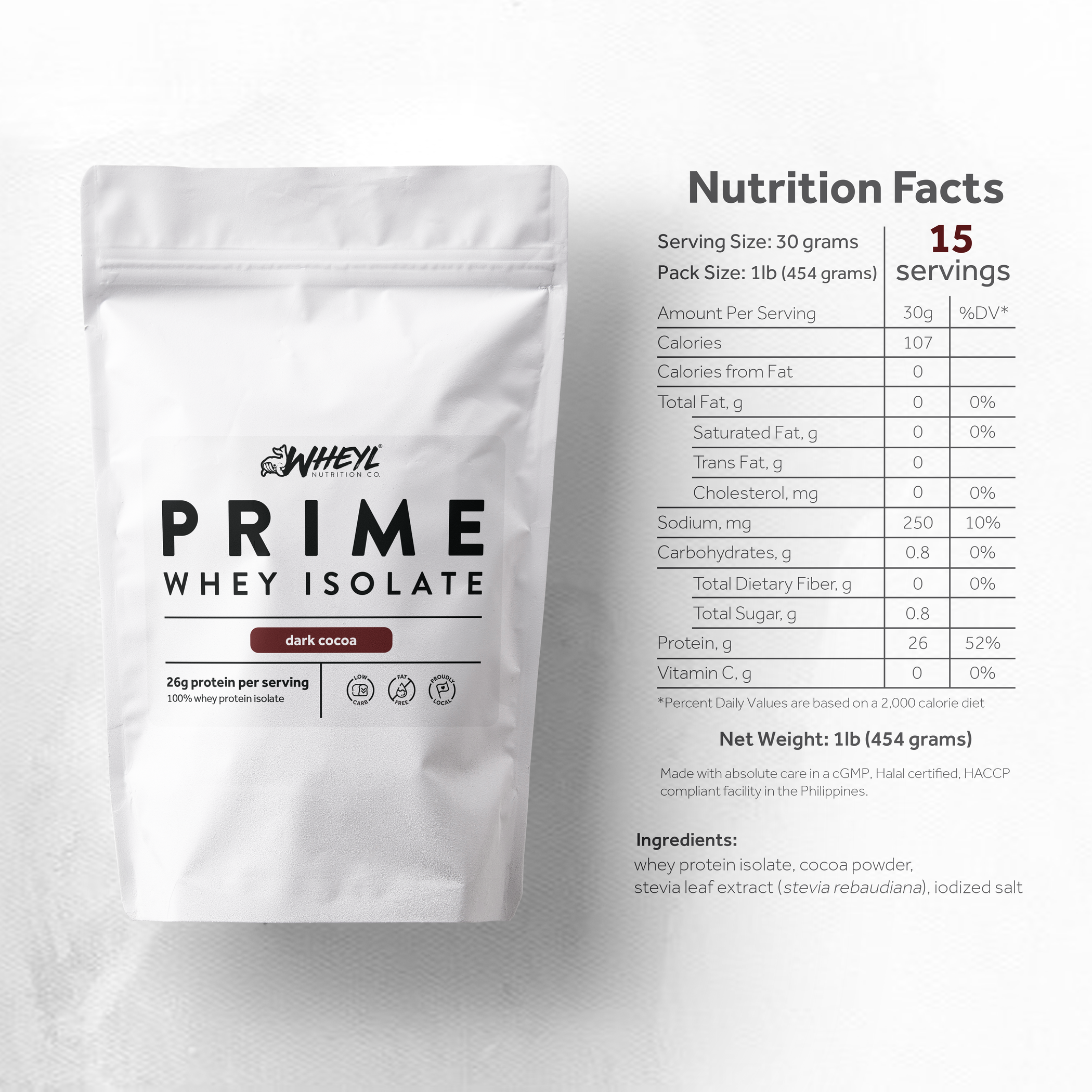 PRIME whey isolate (15 servings) – Wheyl Nutrition Co.
